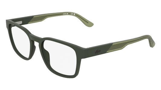 Lacoste L4010-275-53 MATTE KHAKI Rectangle Eyeglasses 53mm Eyeglasses