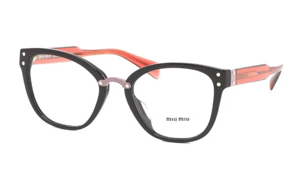 Miu Miu 0MU04QVA-DHO1O1-52 Brown Butterfly EYEGLASSES 52mm Eyeglasses