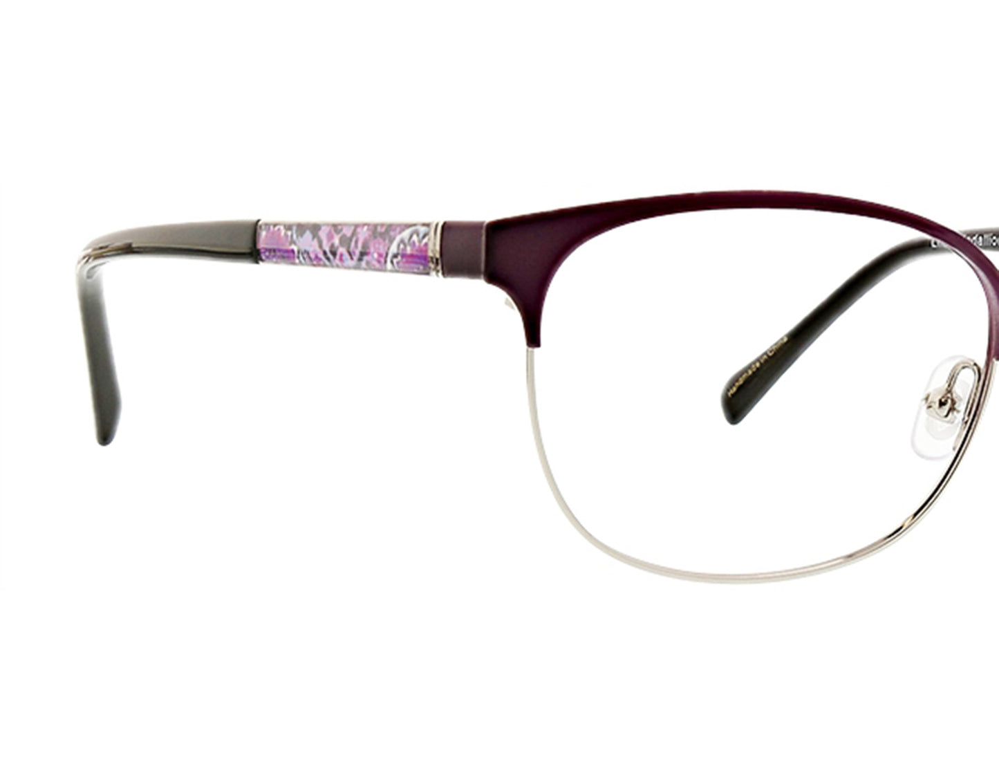 Vera Bradley Cleo Lilac Medallion 5217 52mm New Eyeglasses