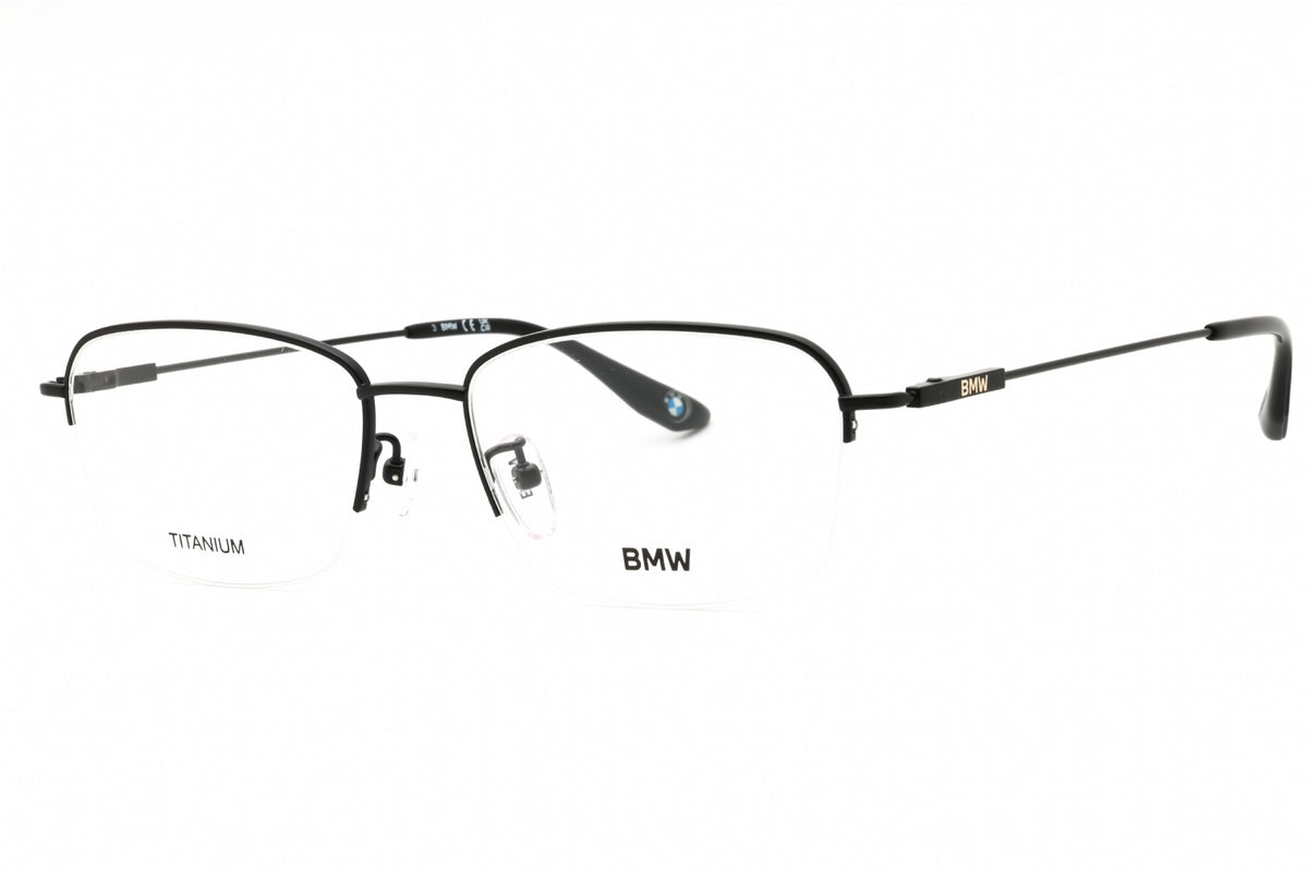 BMW BW5068-H-002 matte black Rectangular Eyeglasses 56mm