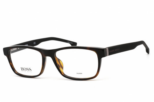 Hugo Boss BOSS 1041-0086 00 Havana Rectangle Eyeglasses 55mm