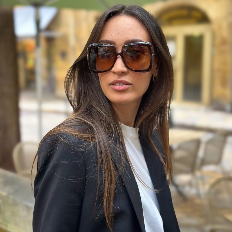 Tom Ford FT1156-52E-59 59mm New Sunglasses