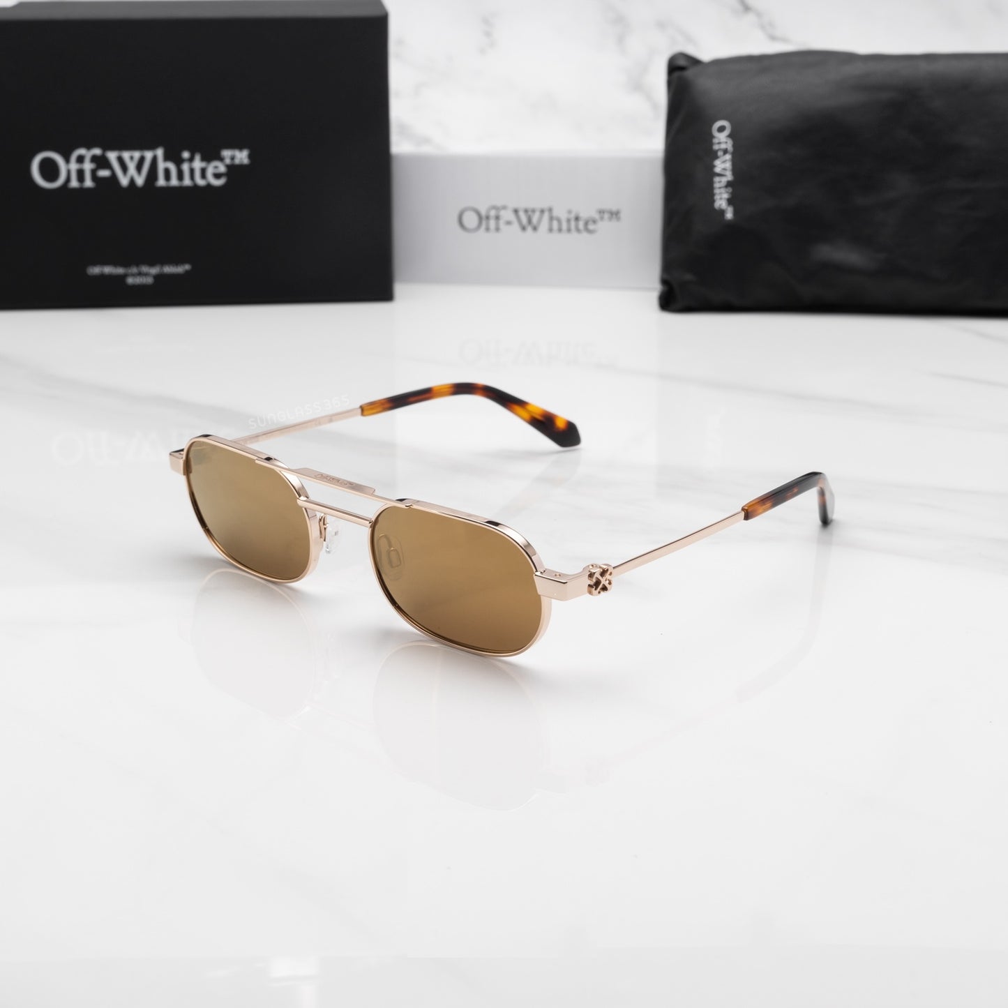 Off-White OERI123S24MET0017676 55mm New Sunglasses