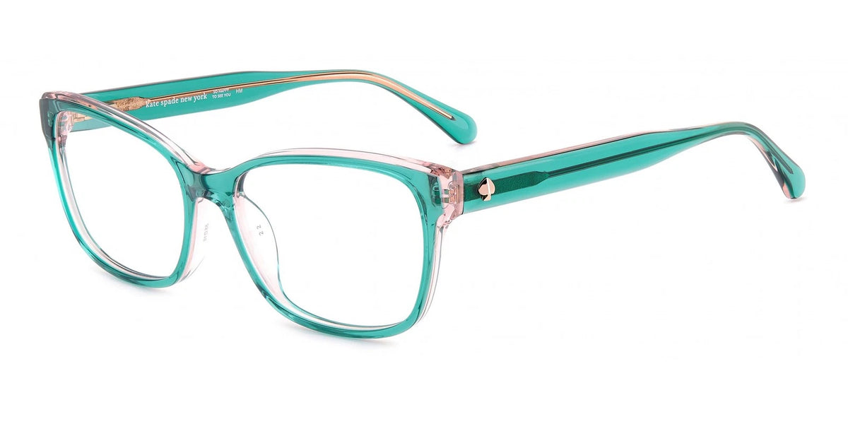Kate Spade CRISHELL 1ED Green Rectangle Eyeglasses 55mm Eyeglasses