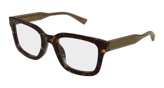 Gucci GG2071oL-002 Brown Square Eyeglasses 52mm