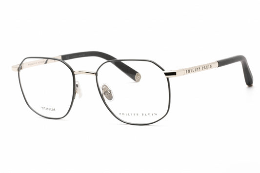 Philipp Plein VPP020M-0S30 Silver Round Eyeglasses 53mm