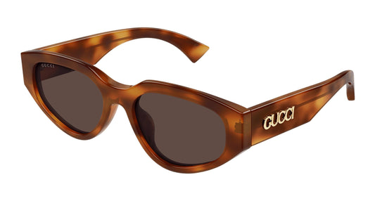 Gucci GG1845SA-002 Havana Cat Eye Sunglasses 55mm