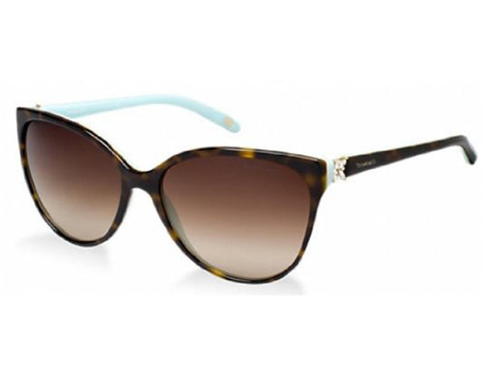 Tiffany 0TF4089B-81343B-58 sunglasses in habana frame with brown lenses