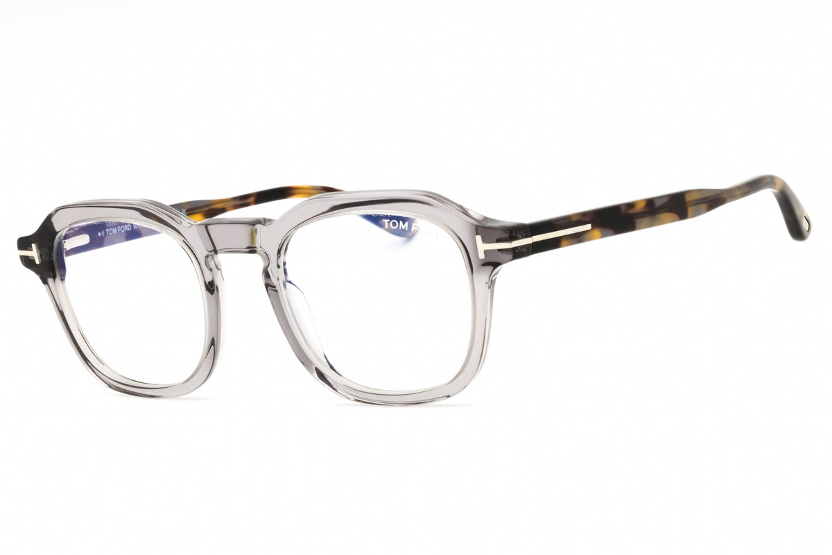 Tom Ford FT5836-B-020 Grey Round Eyeglasses 49mm Eyeglasses