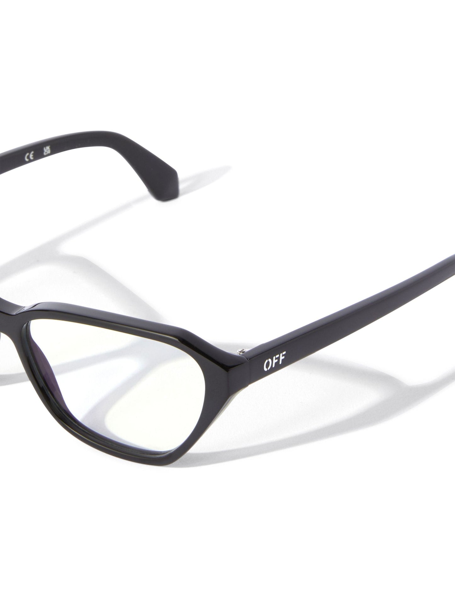 Off-White Style 37 Black Blue Block Light 58mm New Eyeglasses