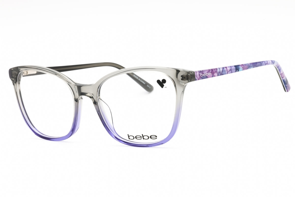 Bebe BB5206-050 GREY GRADIENT Rectangular Eyeglasses 53mm Eyeglasses