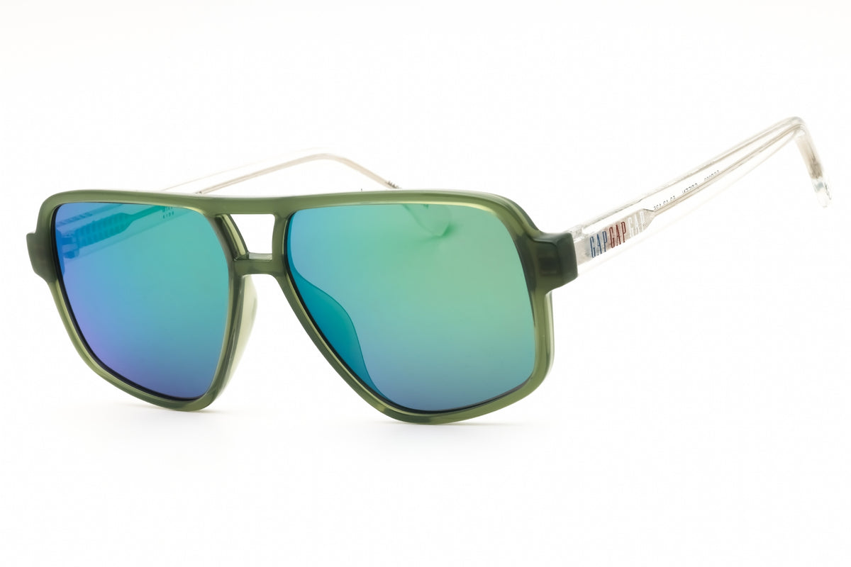 GAP SGP202-0GRN GREEN Rectangular Sunglasses 52mm Sunglasses