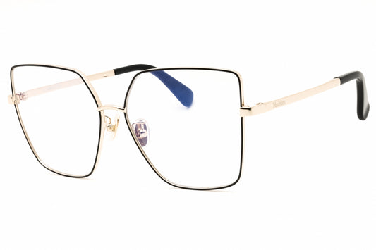 Max Mara MM5073-H-B-5 eyeglasses in black frame with clear demo lenses