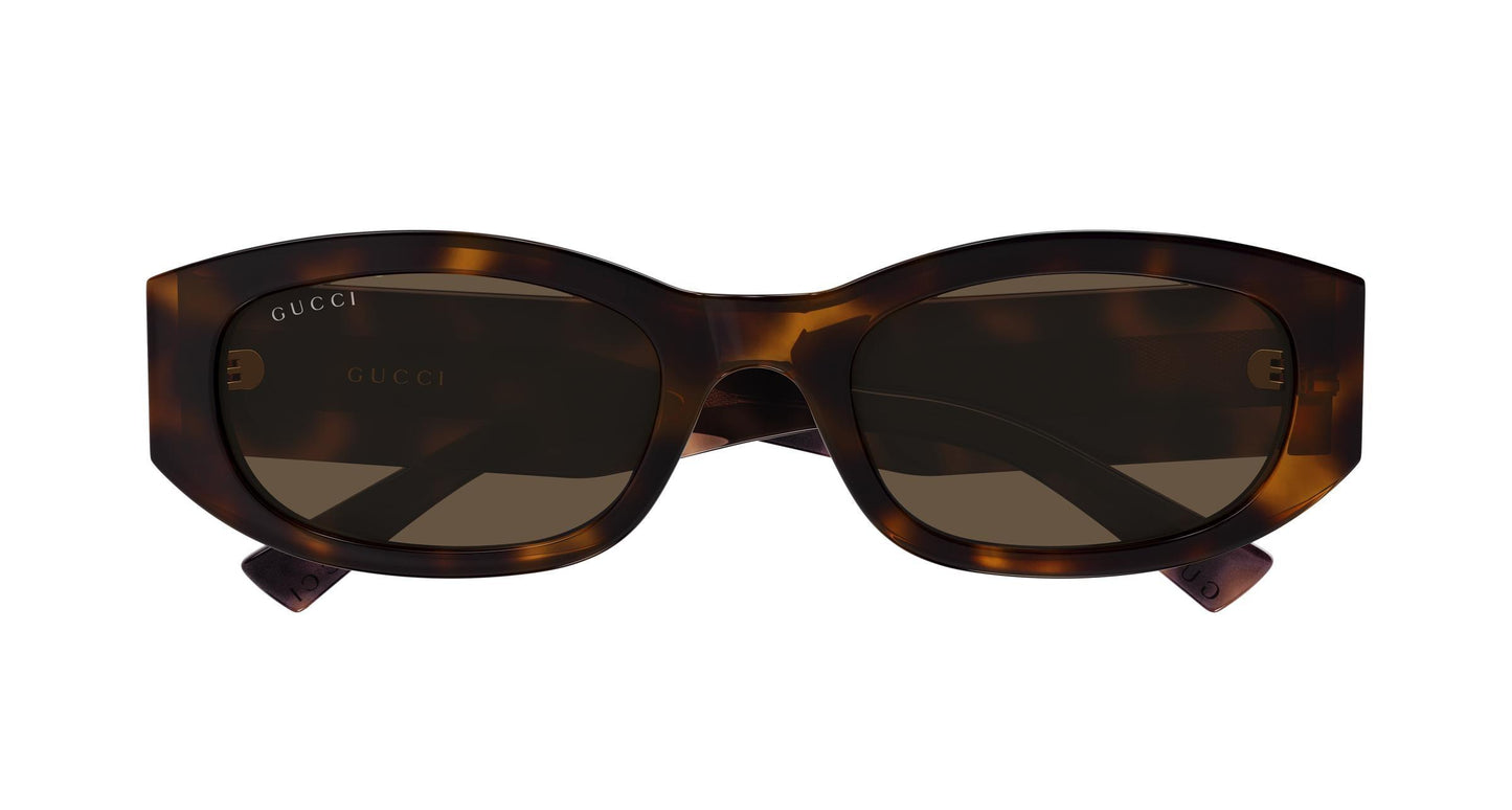 Gucci GG2068SA-002 sunglasses in havana frame with brown lenses