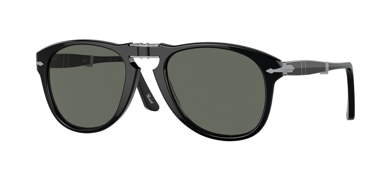 Persol 0PO0714 95/58 54 Black Aviator  54mm