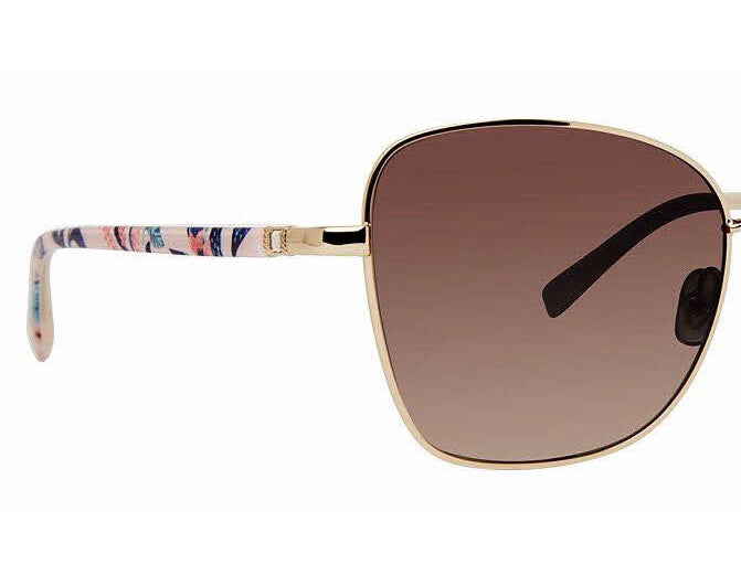 Vera Bradley PARRIS PARADISE CORAL 56mm New Sunglasses