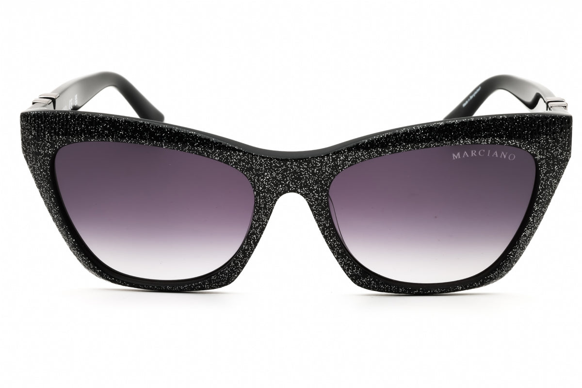 Guess by Marciano GM00008-01B shiny black Cat eye Sunglasses 54mm Sunglasses