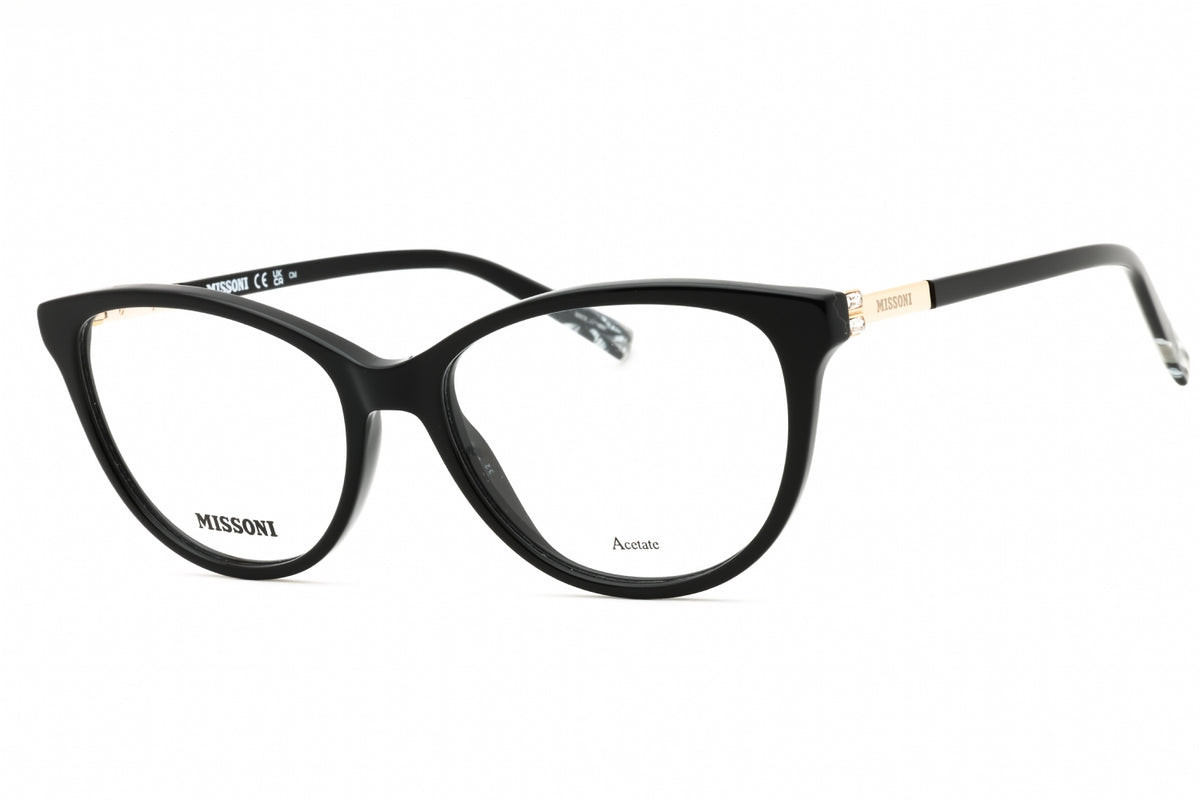 Missoni MIS 0142-0807 00 BLACK Oval Eyeglasses 54mm Eyeglasses