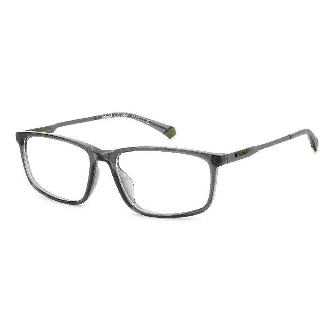 Polaroid PLDD535/G-KB7-56 Grey Rectangle Eyeglasses 56mm Eyeglasses