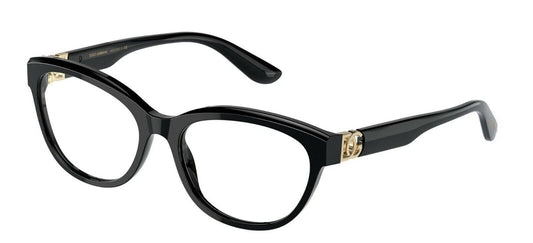 Dolce Gabbana 0DG3342-501-55 Black Square EYEGLASSES 55mm Eyeglasses