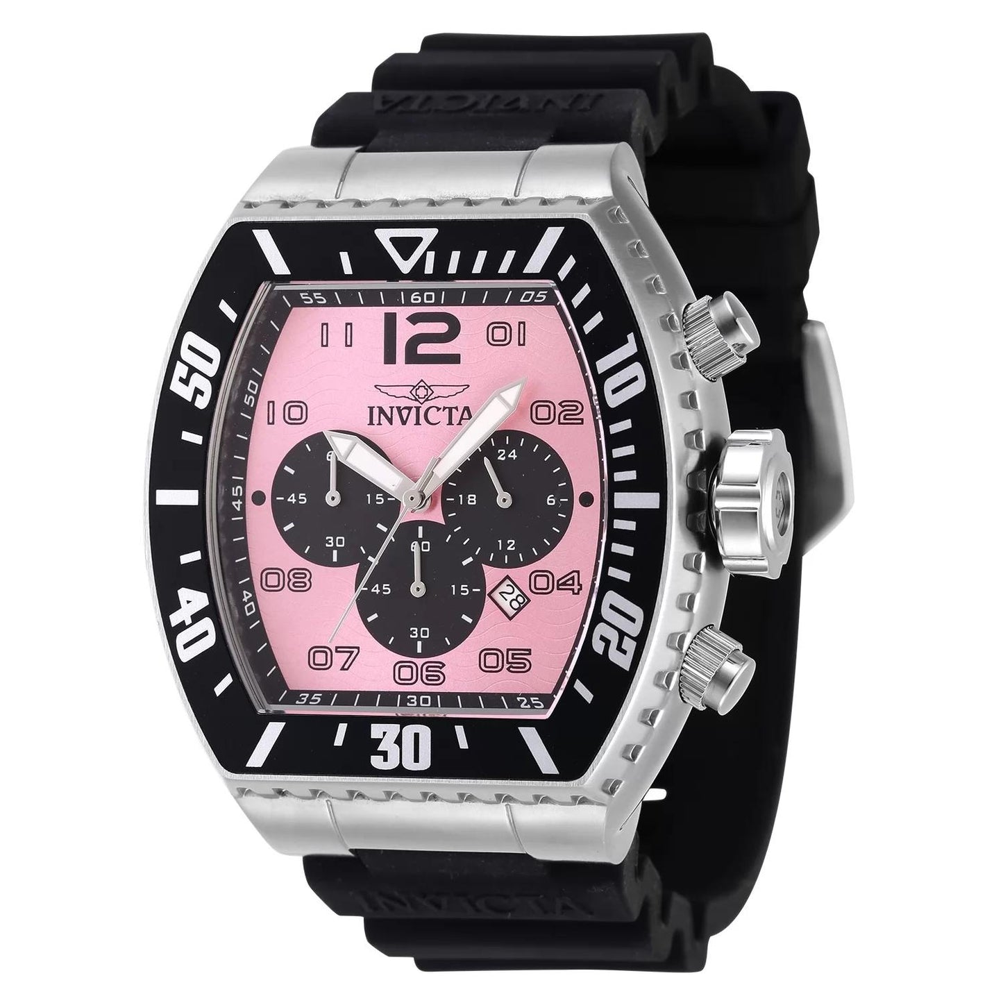 Invicta 47286 47286 Watch - Pink Dial Silicon Band