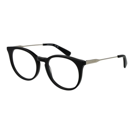 Longchamp LO2720-001 eyeglasses in black frame with clear lenses