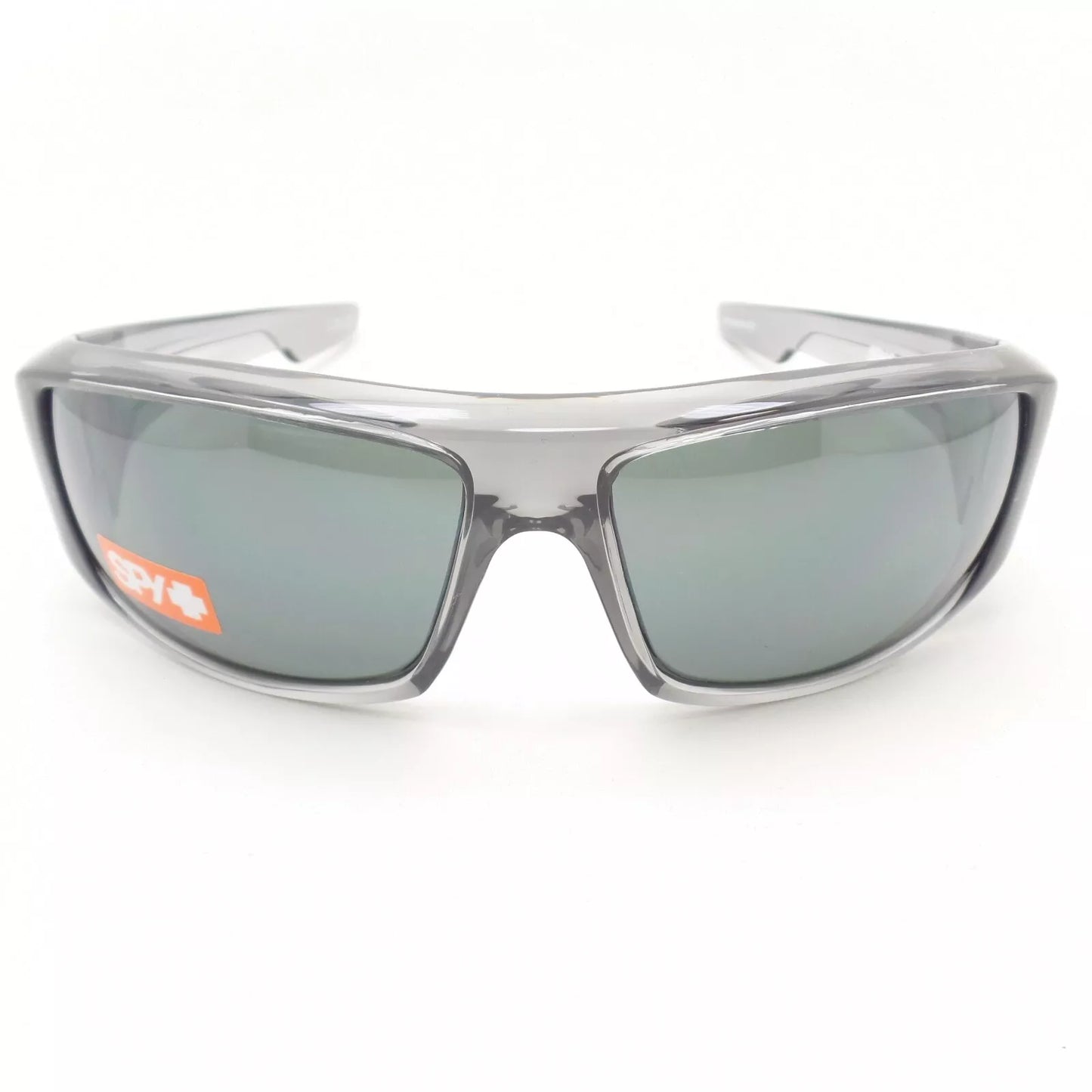 Spy LOGAN- Clear Smoke/Happy Gray Green Silver 61mm New Sunglasses
