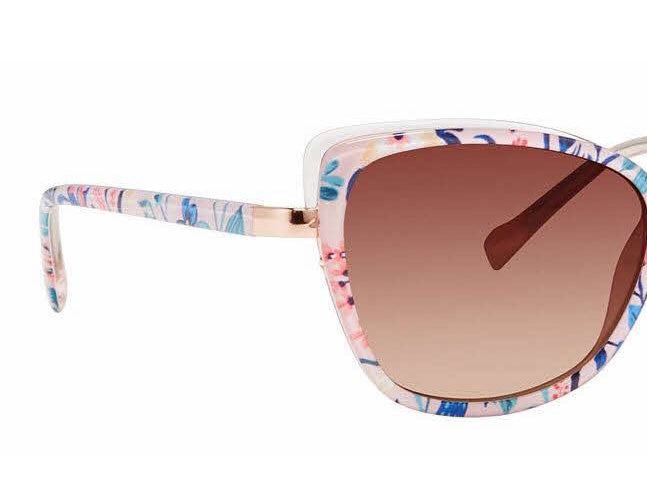 Vera Bradley FRANCISCA PARADISE CORAL 54mm New Sunglasses