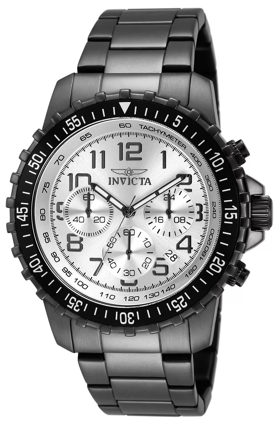 Invicta 11370 11370 Watch - Silver Dial Stainless Steel Band