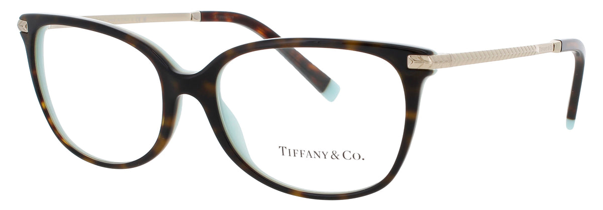 Tiffany & Co TF2221-813454 HAVANA ON TIFFANY BLUE  Women's Eyeglasses 54mm