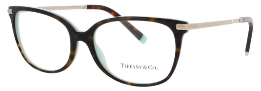Tiffany & Co TF2221-813454 HAVANA ON TIFFANY BLUE  Women's Eyeglasses 54mm