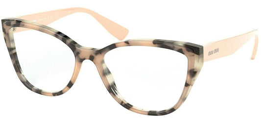 Miu Miu 0MU04RV-07D1O1-53 Pink Rectangle EYEGLASSES 53mm Eyeglasses