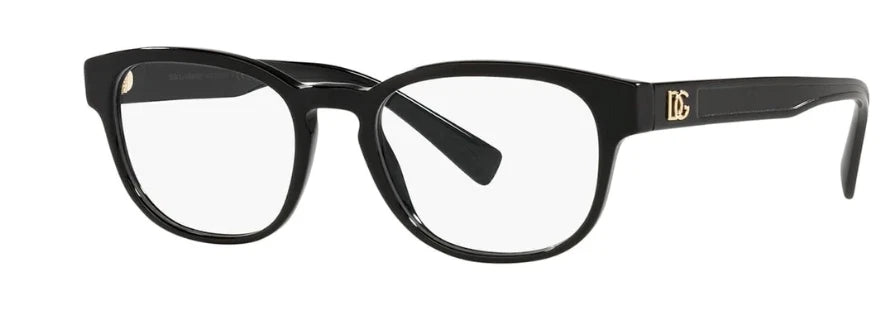 Dolce Gabbana 0DG3340-501-51 Black Aviator EYEGLASSES 0mm Eyeglasses