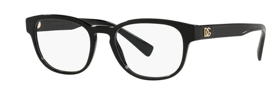 Dolce Gabbana 0DG3340-501-51 Black Aviator EYEGLASSES 0mm Eyeglasses