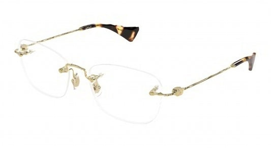 Valentino VG0065o-002 eyeglasses in gold frame with clear lenses