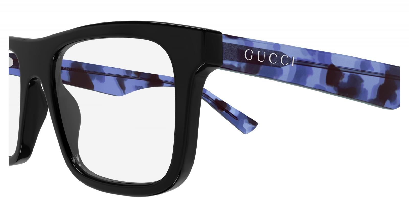 Gucci GG2184o-003 eyeglasses in blue frame with clear lenses