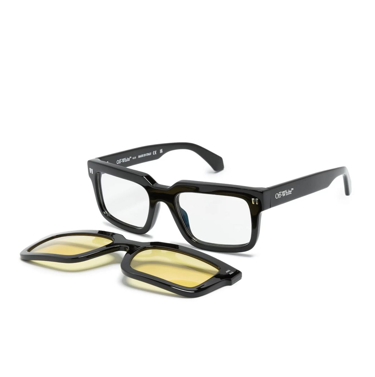 Off White OERI130S24PLA0011018 Black Square Sunglasses 54mm Sunglasses