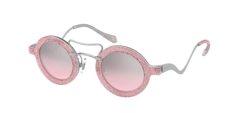 Miu Miu 0MU02VS-1467L1-39 Pink Cat Eye SUNGLASSES 0mm Sunglasses