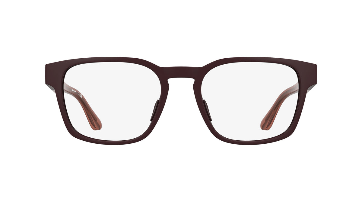 Lacoste L4010-601-53 MATTE BURGUNDY Rectangle Eyeglasses 53mm Eyeglasses
