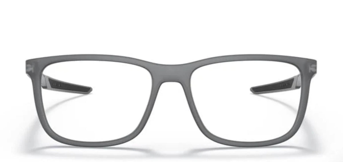 Prada PS07OV-13C1O1-56 eyeglasses in gray frame with clear lenses