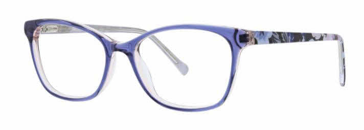 Vera Bradley MARLO PLUM PANSIES 52mm New Eyeglasses