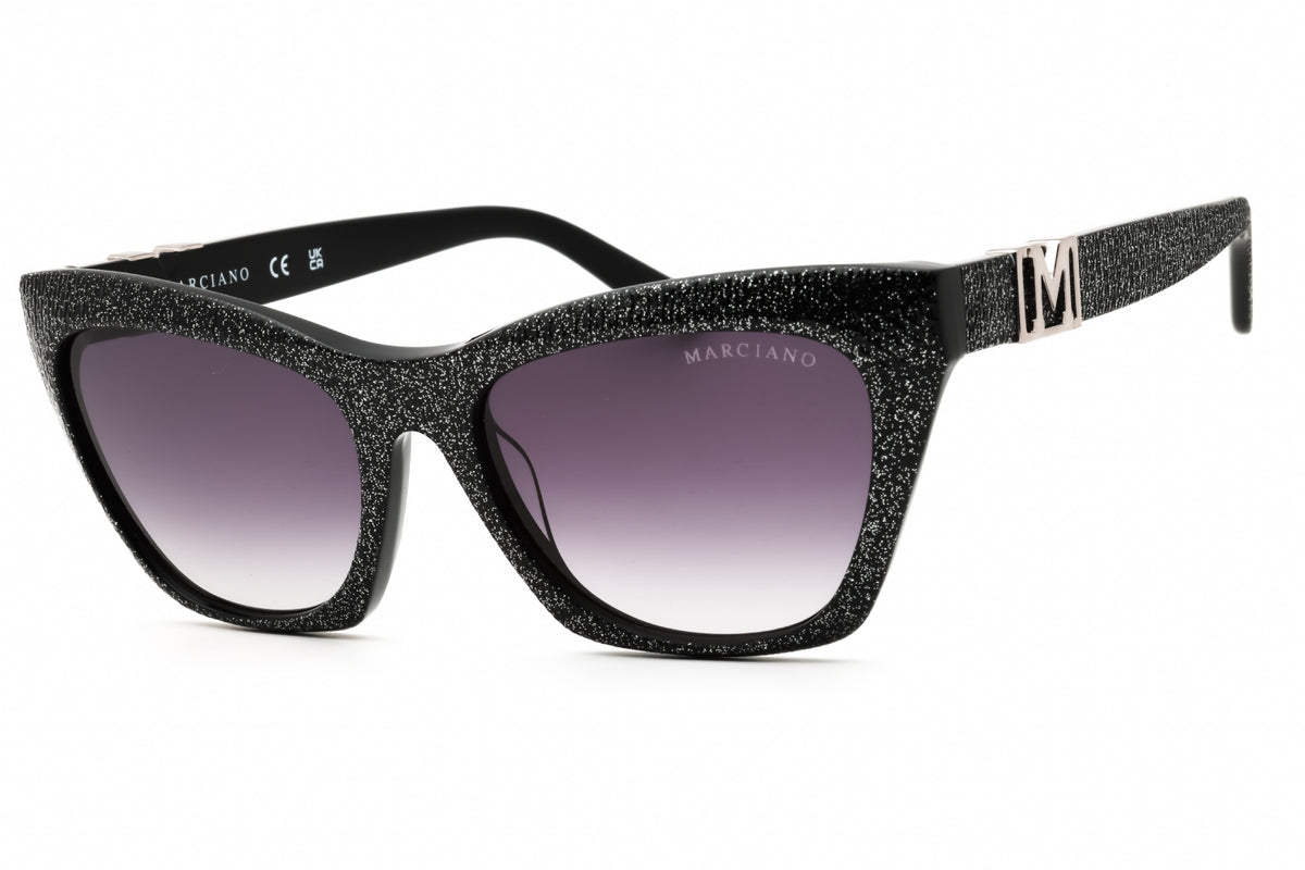 Guess by Marciano GM00008-01B shiny black Cat eye Sunglasses 54mm Sunglasses