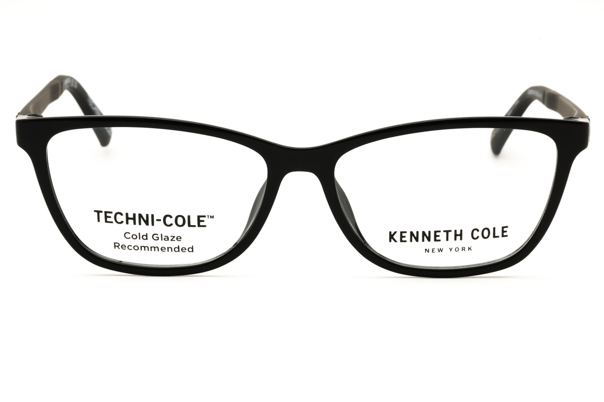 Kenneth Cole New York KC50005-001 shiny black Rectangular Eyeglasses 53mm Eyeglasses