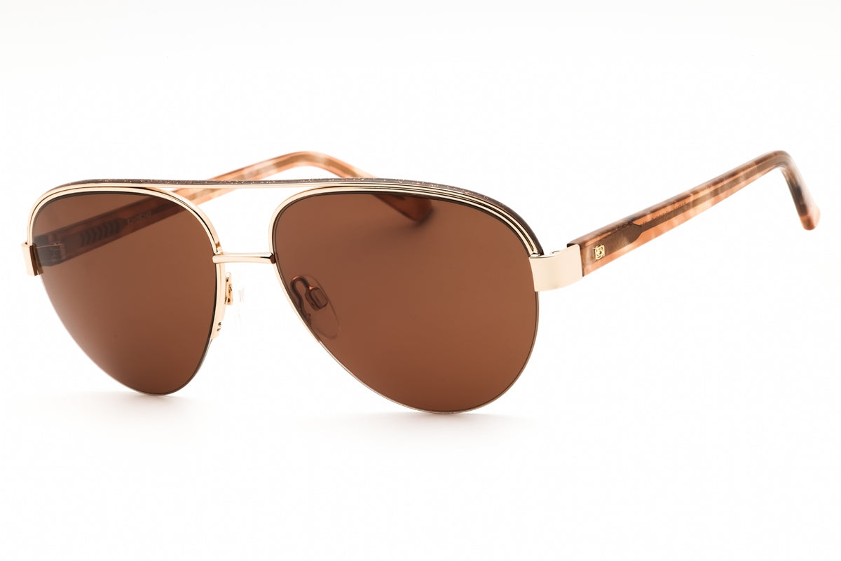 Bebe BB7252-710 GOLD Aviator Sunglasses 57mm Sunglasses