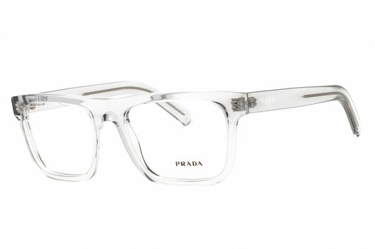 Prada 0PR C03V-17P1O1 Crystal Grey Rectangular Eyeglasses 55mm Eyeglasses