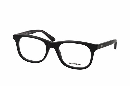 Mont Blanc MB0385o-008 Black Square Eyeglasses 54mm