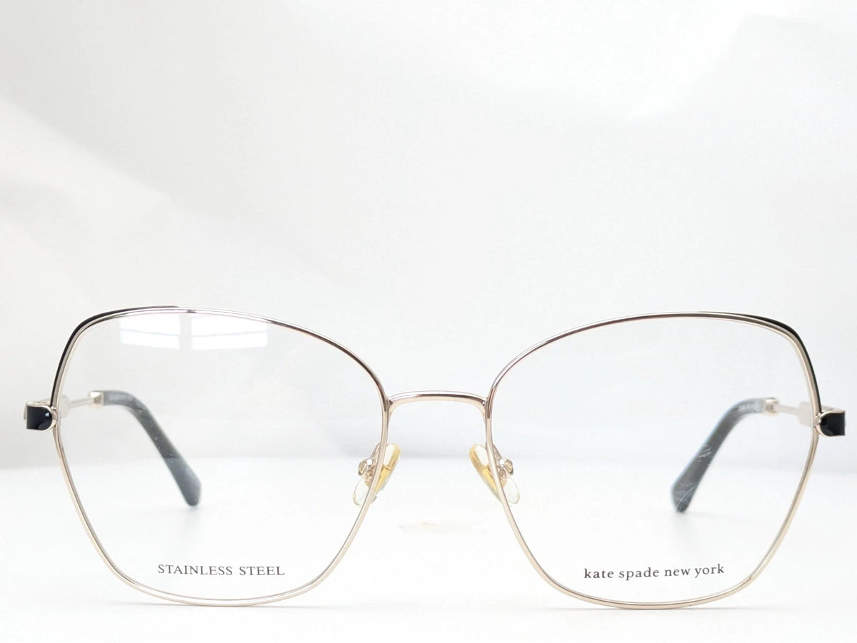 Kate Spade ZEENA/G RHL Gold Rectangle Eyeglasses 54mm Eyeglasses