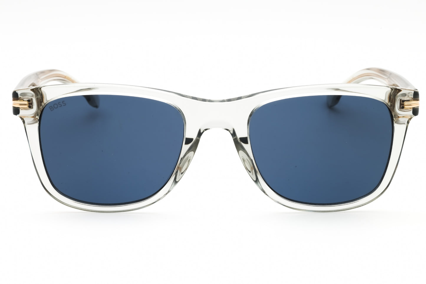 Hugo Boss Hugo Boss BOSS 1508/S 0KB7 KU sunglasses in transparent grey frame with blue lenses