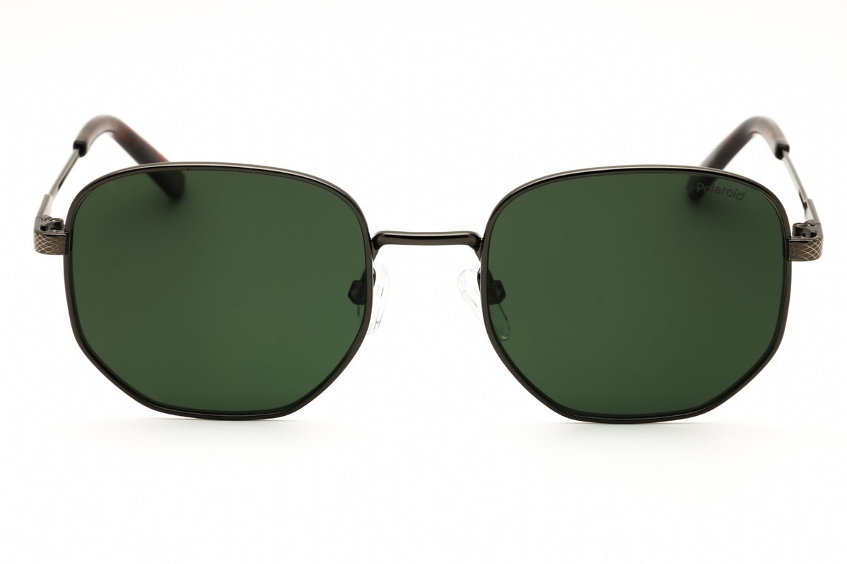 Polaroid Core PLD 2081/S/X-0KJ1 UC DK RUTHENIUM Round Sunglasses 51mm Sunglasses