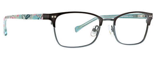 Vera Bradley Sparrow Mint Flowers 4716 47mm New Eyeglasses